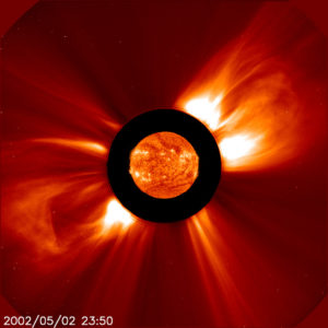 Solar flares (double)